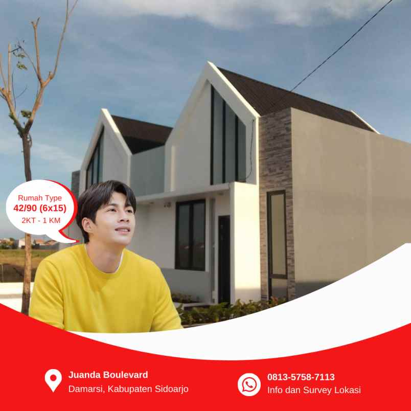 perumahan juanda boulevard desain scandinavian