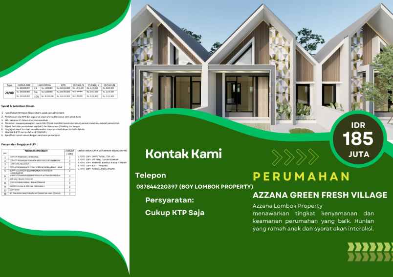 perumahan subsidi konsep vila