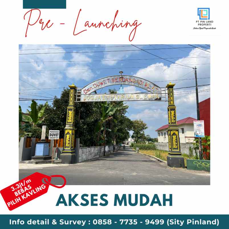 pre launching tanah kaveling dekat pemda sleman