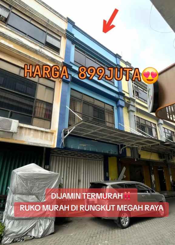 ruko murah 900 juta di rungkut megah merr