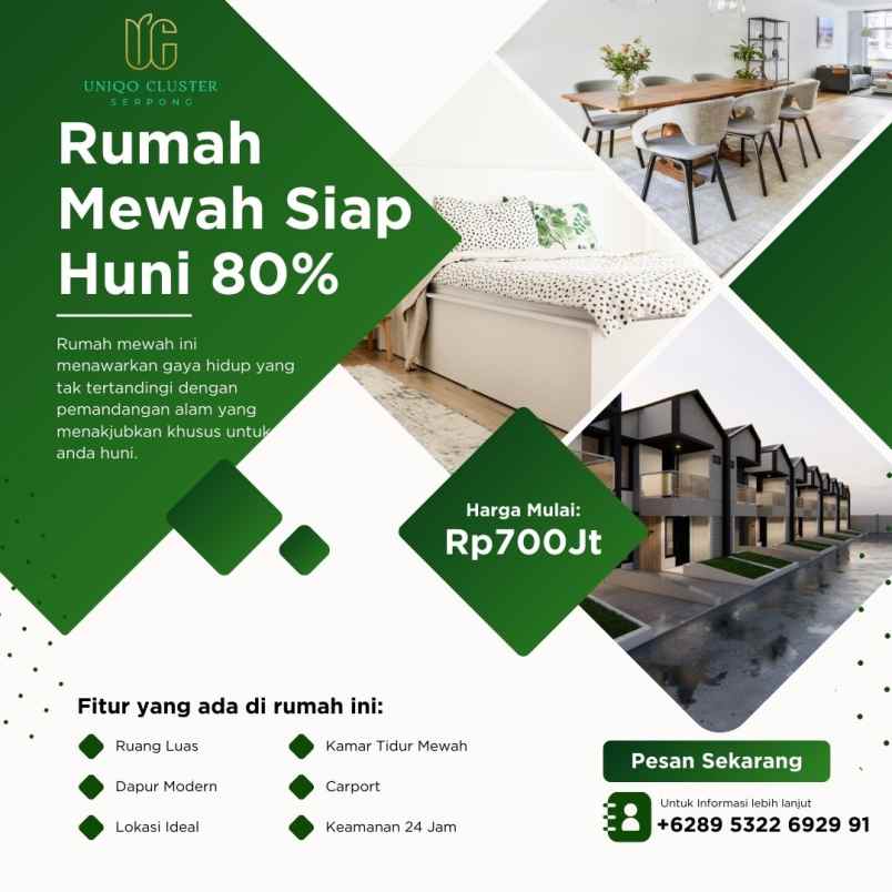 rumah 2 lantai area serpong tangsel