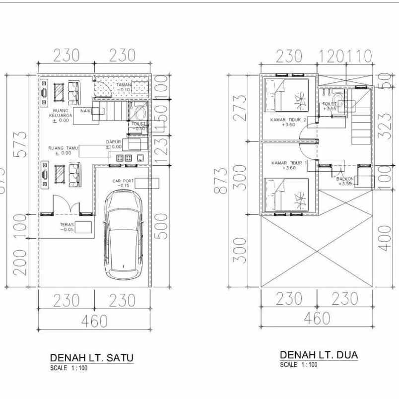 rumah 2 lantai desain modern kalisari jakarta timur