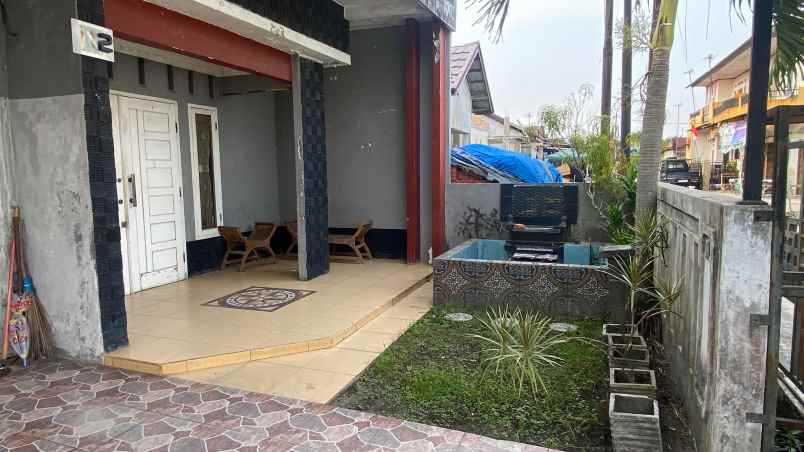 rumah 2 lantai dijual jl taman karya panam type 45