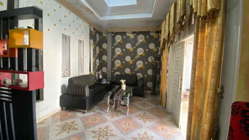 rumah 2 lantai dijual jl taman karya panam type 45