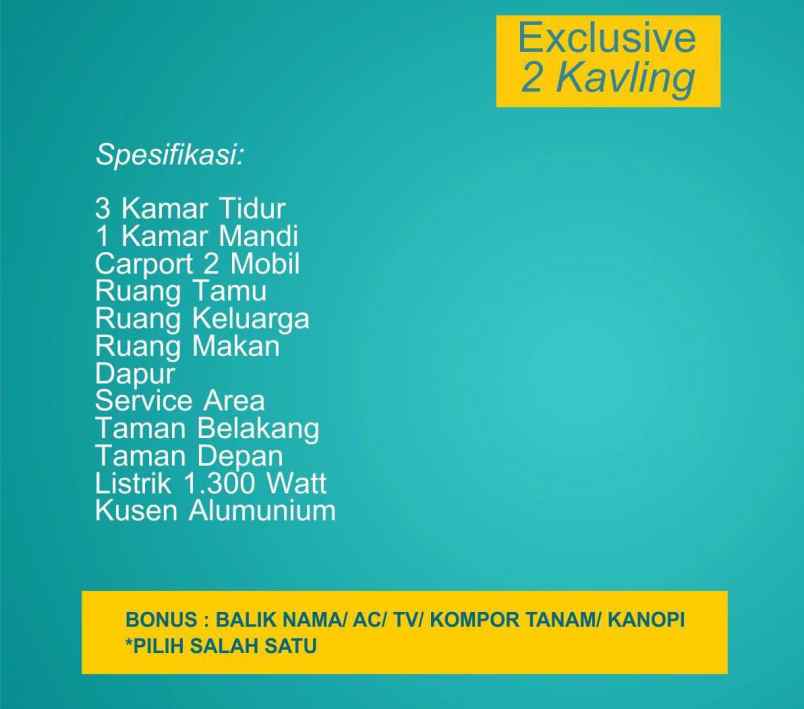 rumah 500 jutaan 5 menit ke rsud sleman