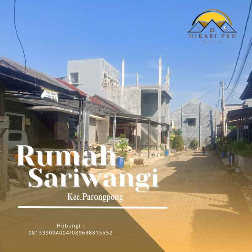 rumah area sariwangi siap huni murah