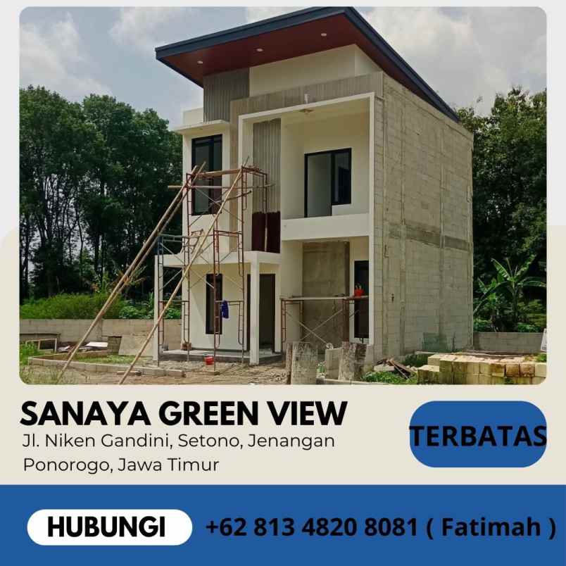 rumah asri minimalis ponorogo
