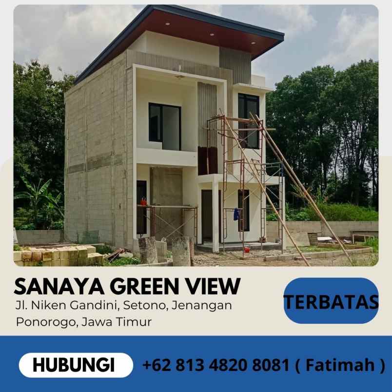rumah asri minimalis ponorogo