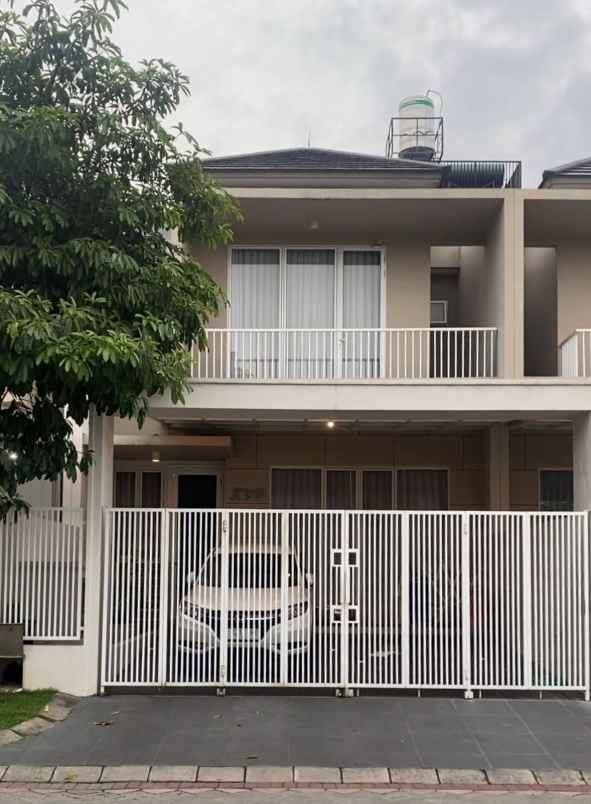 rumah baru gress puri galaxy surabaya fully furnish