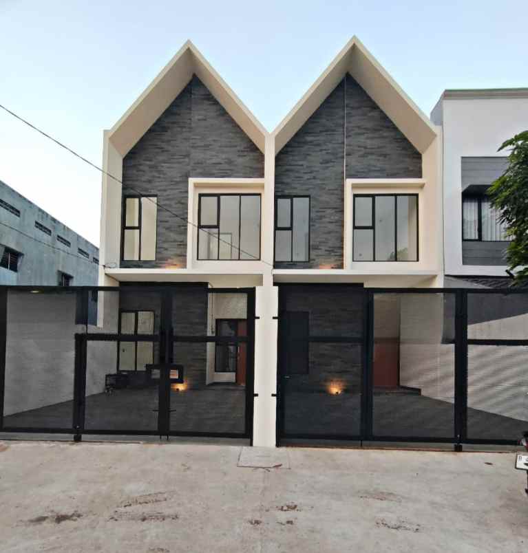 rumah design scandinavian di meruya jakbar