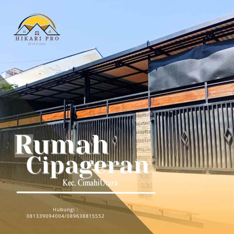 rumah di cipageran siap huni aman nyaman