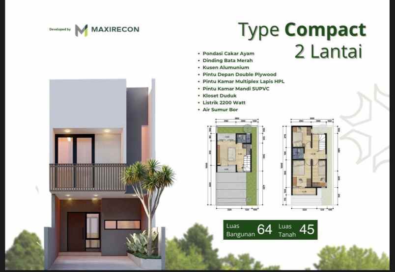 rumah dp 0 di ciracas jakarta timur