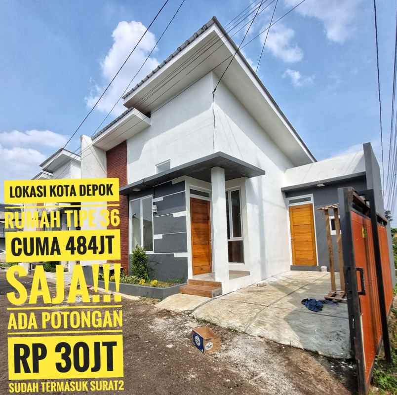 rumah inden type 36 cluster muslim sawangan depok