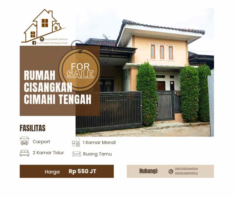 rumah jl usman dhomiri cisangkan cimahi