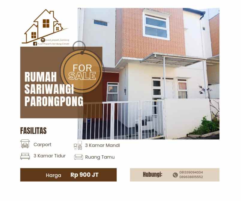 rumah komplek bumi sariwangi siap huni