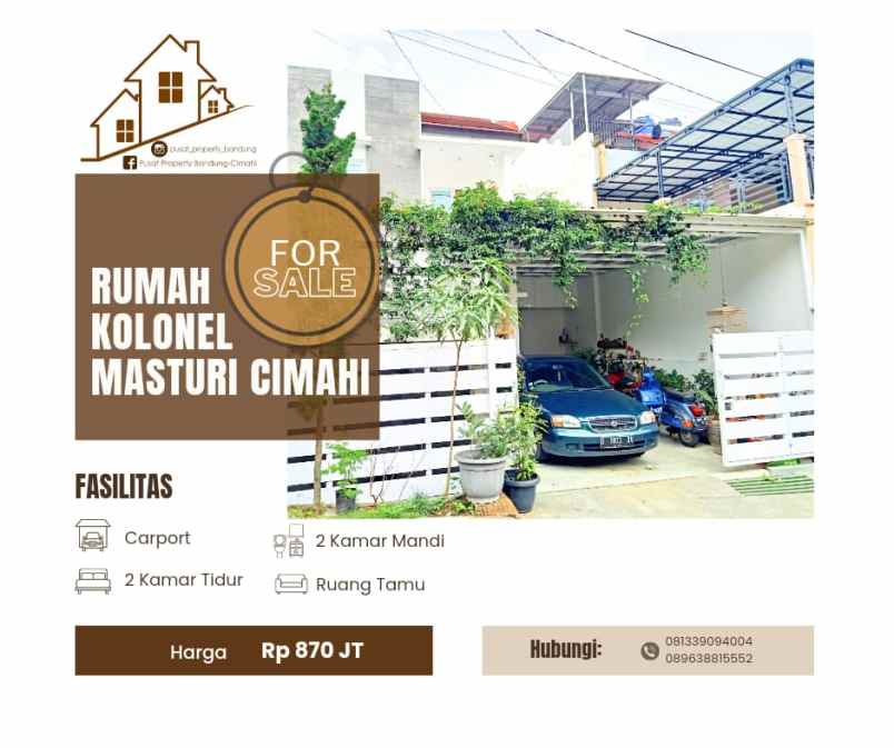 rumah komplek puri melia garden cimahi cisarua