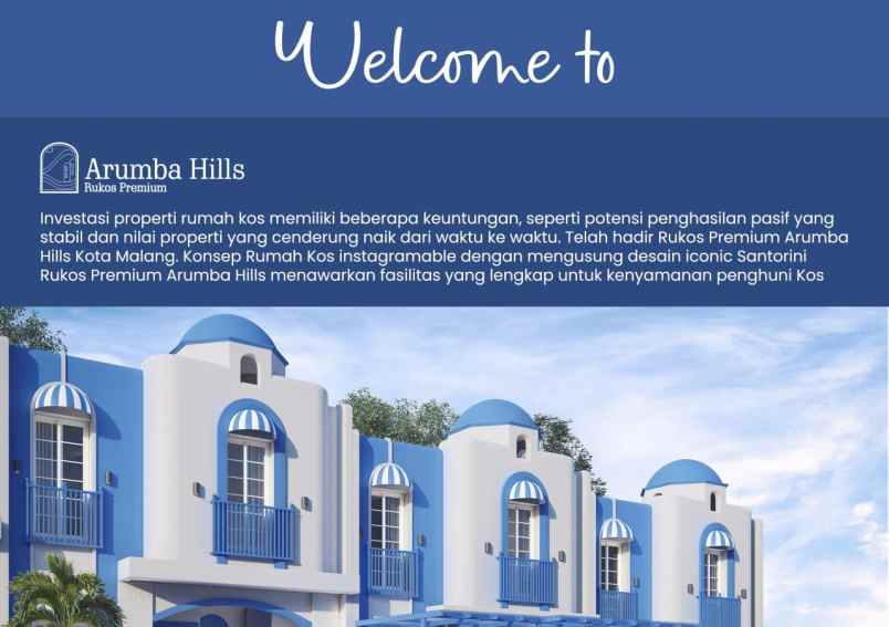 rumah kost premium arumba hills strategis kota malang