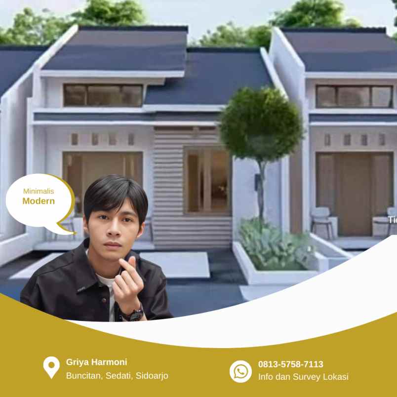 rumah minimalis lokasi setrategis lingkungan nyaman