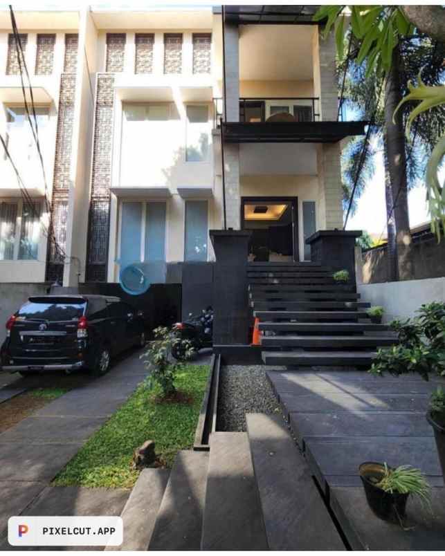 rumah modern 3 lantai cipete jakarta selatan