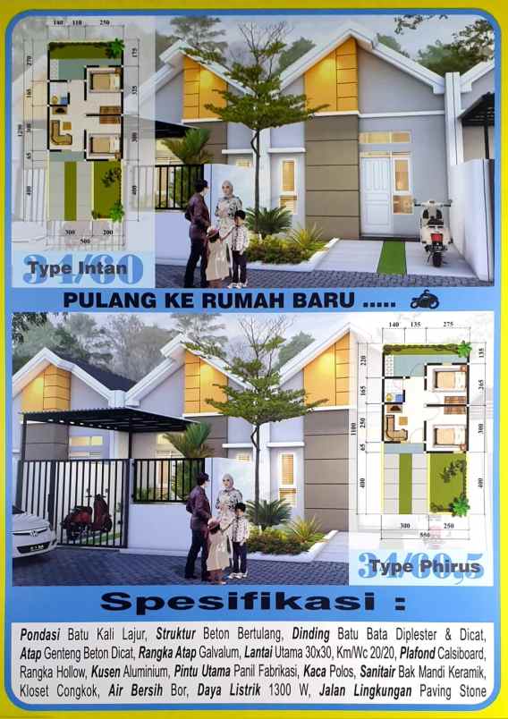 rumah murah cicilan 1 jutaan jetis mojokerto