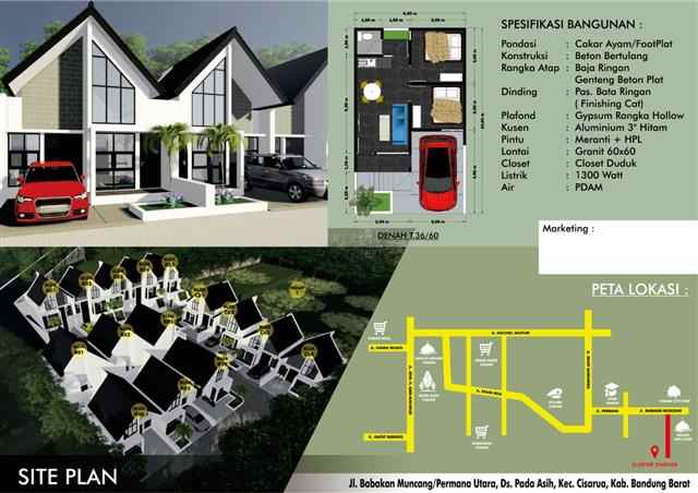 rumah murah di perbatasan utara kota cimahi 310 jt