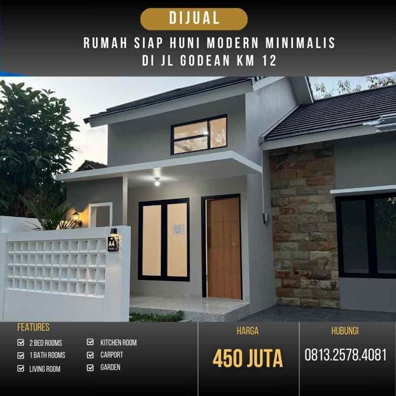 rumah murah siap huni dekat pasar godean