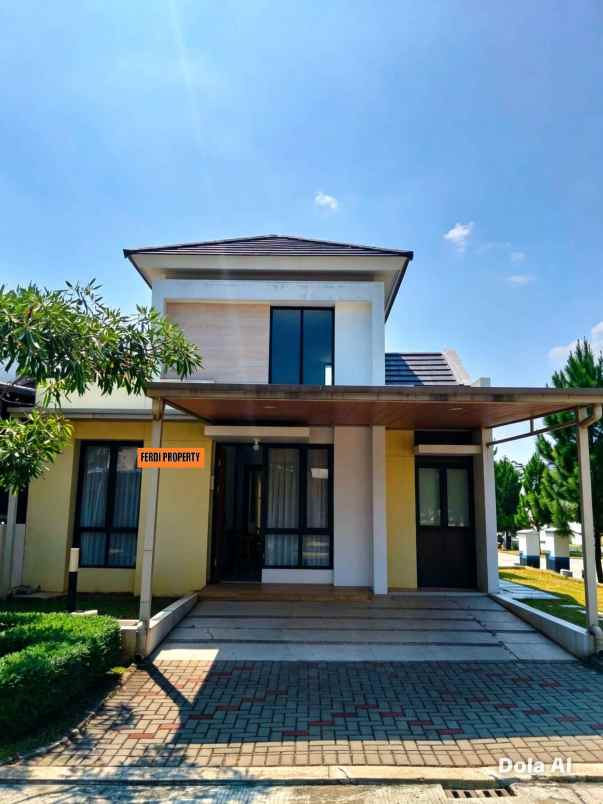 rumah rapi huk furnished siap huni citra sentul city