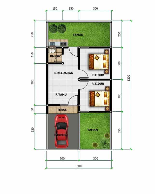 rumah ready dalam cluster di banyumanik semarang