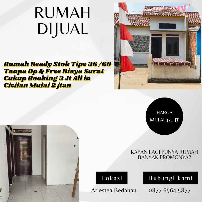 rumah siap huni booking 3 jt all in