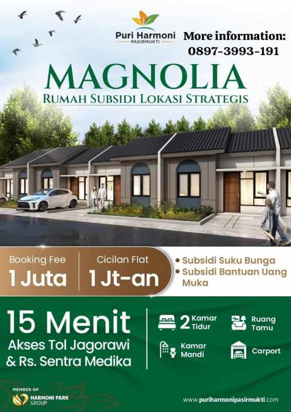 rumah subsidi terlaris di bogor desain kekinian