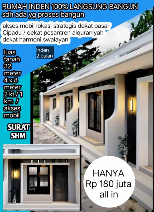 rumah super minimalis harga sangat ekonomis