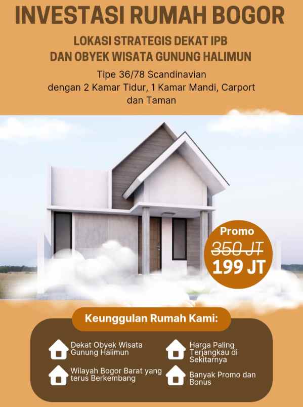 rumah syariah murah di bogor tanpa bi checking