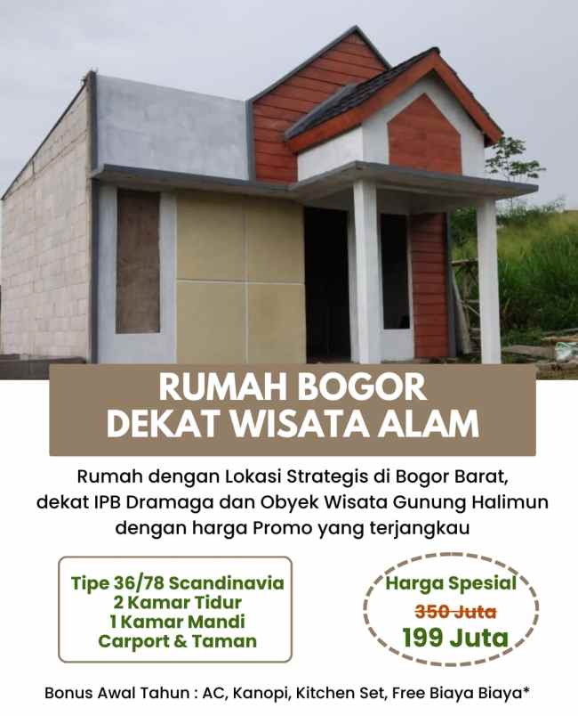 rumah syariah murah di bogor tanpa bi checking