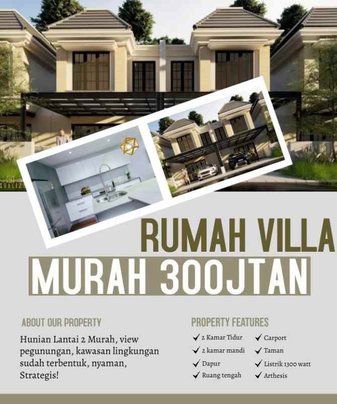 rumah villa karangploso batu malang jawa timur