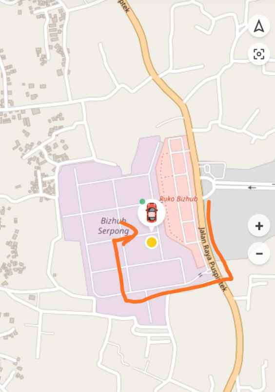 sewa gudang bizhub serpong