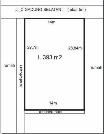 tanah cigadung selatan