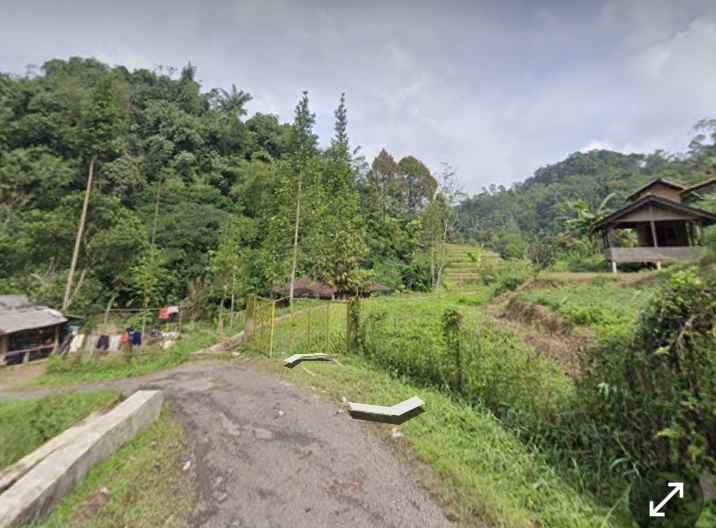 tanah dekat wisata sungai view bagus ciater subang