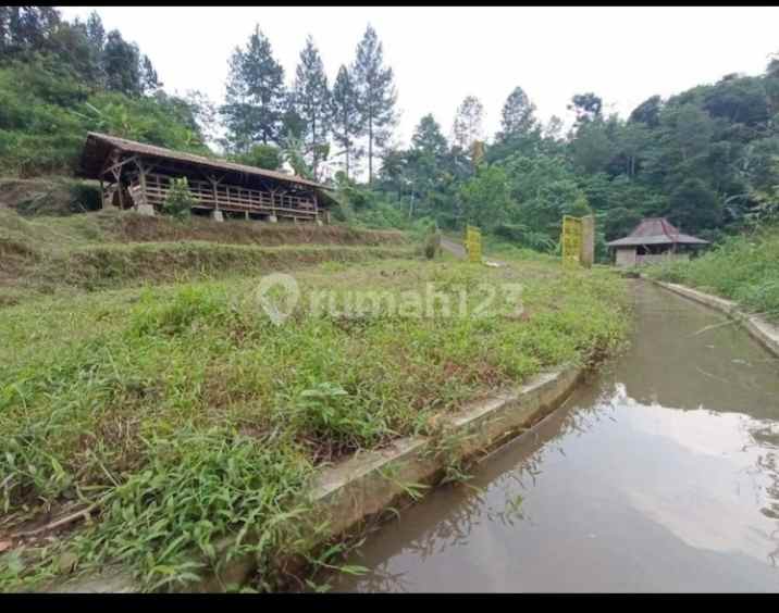 tanah dekat wisata sungai view bagus ciater subang