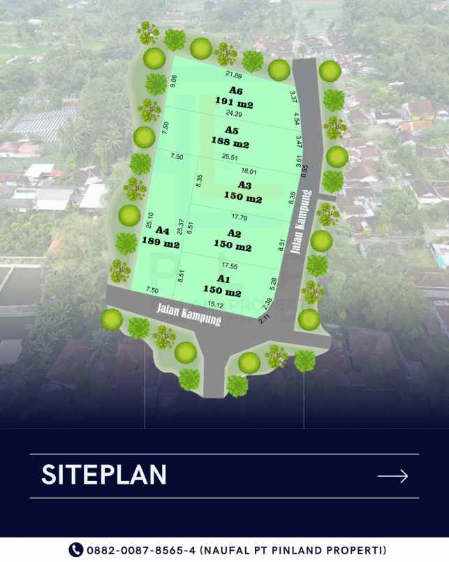 tanah kavling murah dekat rs grhasia dan pasar pakem