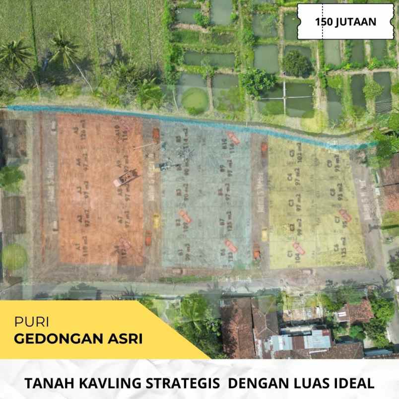 tanah kavling murah di utara jl godean