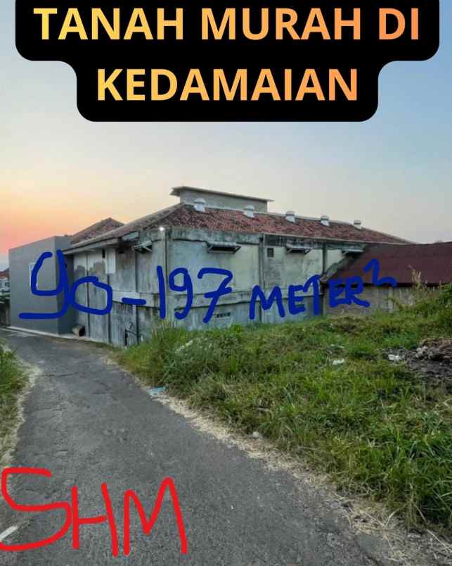 tanah murah kedamaian strategis