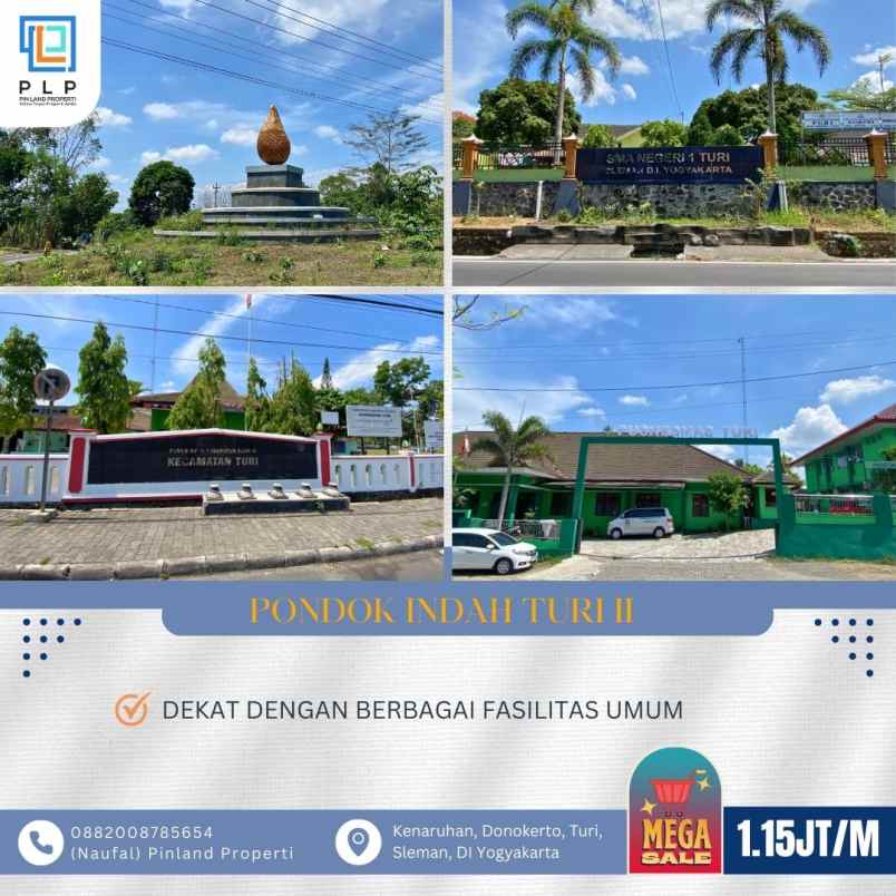 tanah murah selatan kecamatan turi