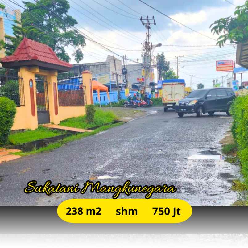 tanah strategis pinggir jalan palembang