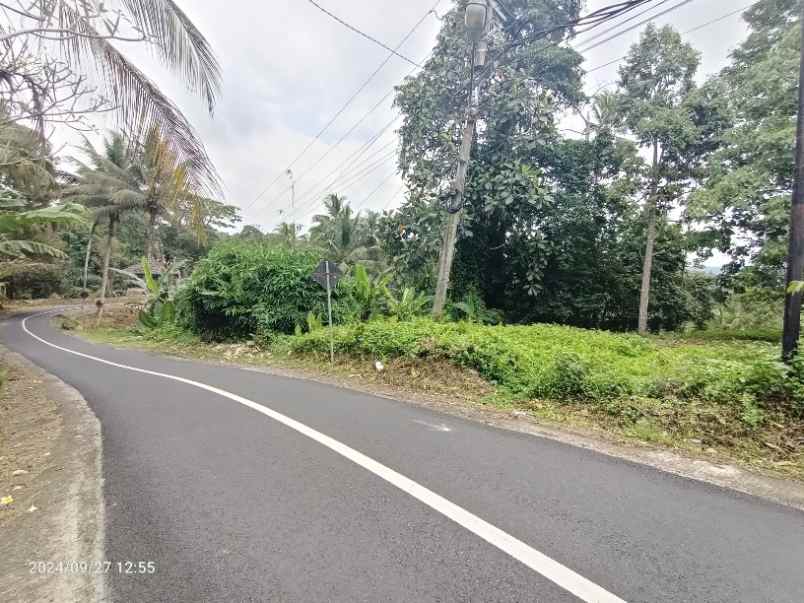 tanah view gunung dan lembah di selemadeg tabanan bali