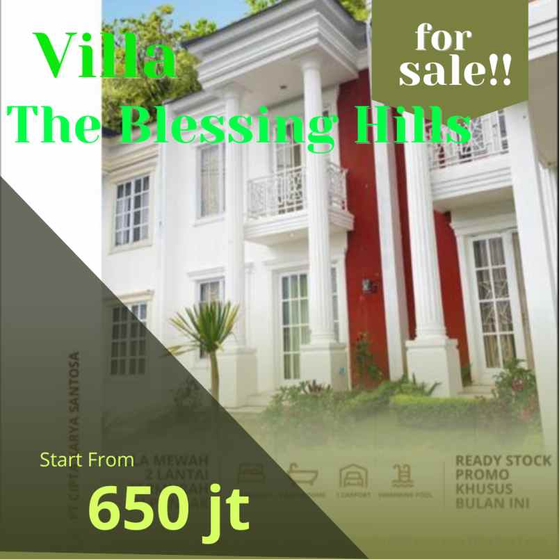 villa blessing hills cipanas puncak