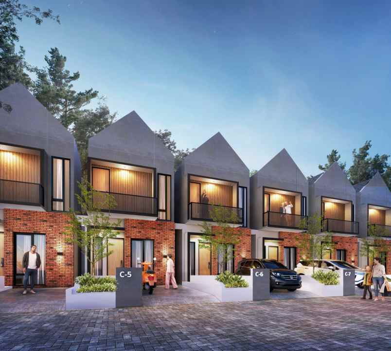 dijual hunian villa view pegunungan