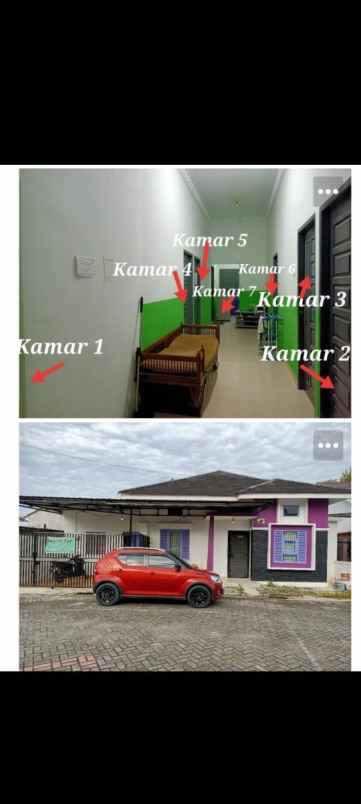 dijual kost jl bangau sakti