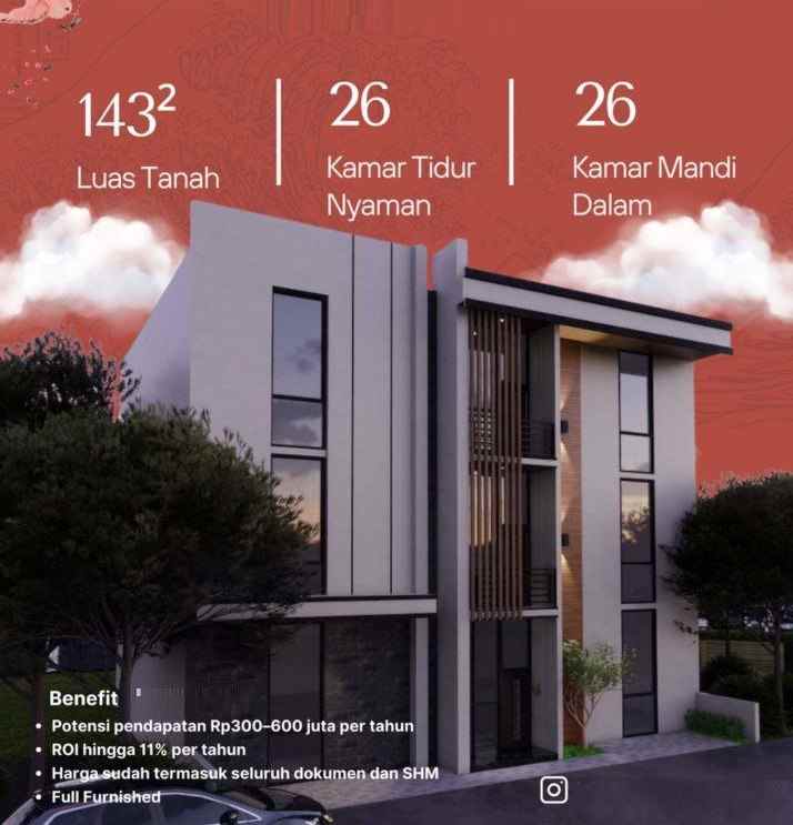 dijual kost kukusan