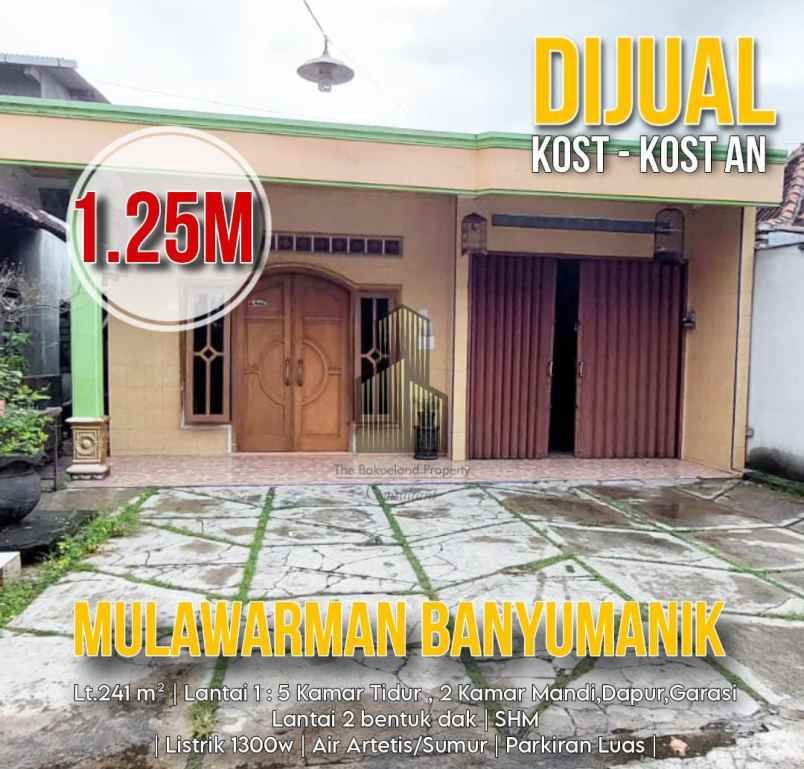 dijual kost mulawarman banyumanik semarang