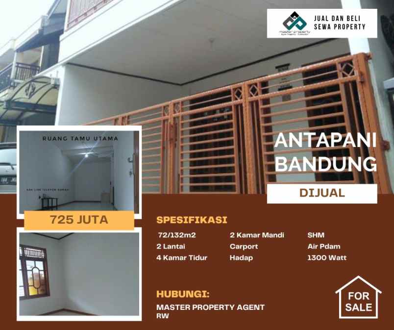 dijual rumah antapani